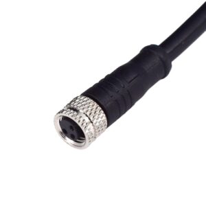 Conector M8 3 pines cable 10M recto