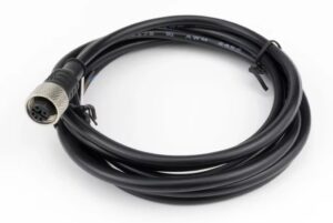 Conector M12 4 pines cable 5M recto