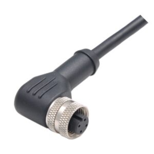 Conector M12 4 pines cable 5M 90°