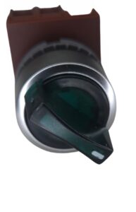Selector 2P luminoso verde 24V C2SIS-F2/1F-G-24
