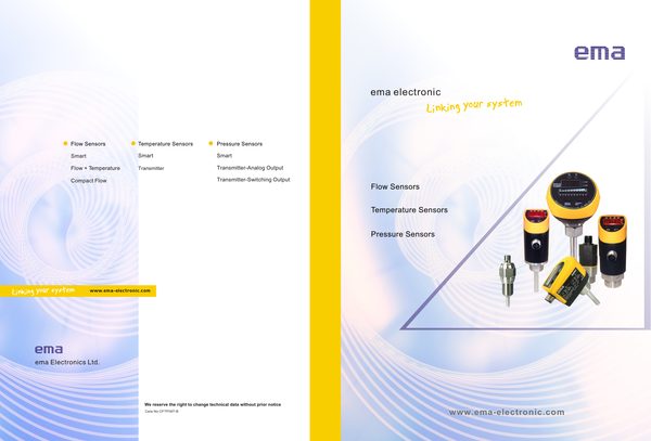 Portada del catálogo ema electronic